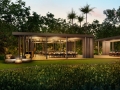 Exterior look of forest dining in Lake Grande