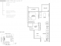 The Alps Residences floor plan - 1+Study Type AS1