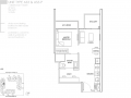 The Alps Residences floor plan - 1+Study Type AS3