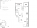 The Alps Residences floor plan - 1+Study Type AS4