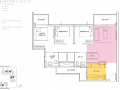 The Alps Residences floor plan - 3 Bedroom Type C1
