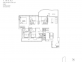 Queens Peak 3 bedroom floor plan type C7