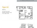 Rezi 24 floor plan 1 bedroom