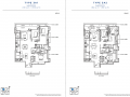 South Beach Residences 3 bedroom floor plan (1)