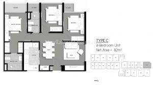 The-Gateway-Cambodia-3-bedroom-floor-plan