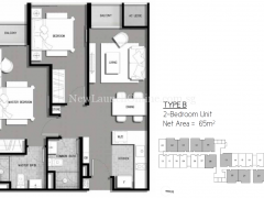 The-Gateway-Cambodia-2-bedroom-floor-plan