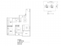 Thomson Impressions 2 bedroom floor plan