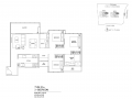 Thomson Impressions 3 bedroom floor plan type C1a
