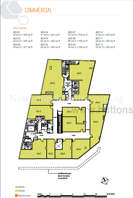 Ascent @ 456 Commercial 2nd Storey Floor Plan