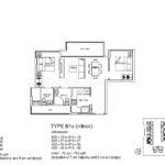 La Fiesta 2 bedroom 753sqft Type B1