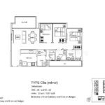 La Fiesta 3 bedroom 1001sqft Type C8