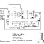 La Fiesta 4 bedroom dual key 1367sqft Type D3