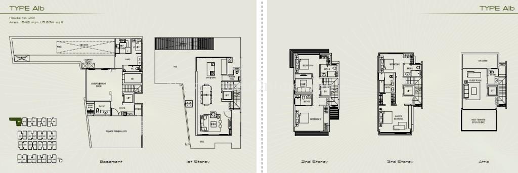 Palms at Sixth Avenue Floor Plan - Type A1b