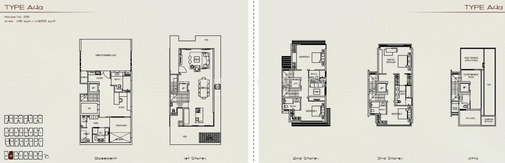 Palms at Sixth Avenue Floor Plan - Type A4a