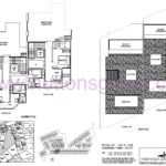 The Whitley Residences Floor Plan Type 135M&N Basement