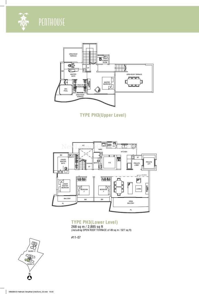 Hallmark Residences Penthouse Floor Plan