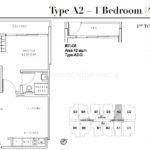 Liv on Wilkie 1 Bedroom Floor Plan Type A2
