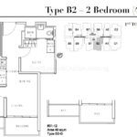 Liv on Wilkie 2 Bedroom Floor Plan Type B2