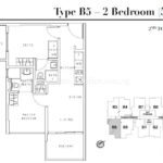 Liv on Wilkie 2 Bedroom Floor Plan Type B5