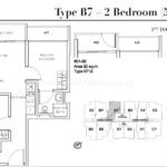 Liv on Wilkie 2 Bedroom Floor Plan Type B7