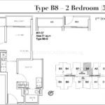 Liv on Wilkie 2 Bedroom Floor Plan Type B8