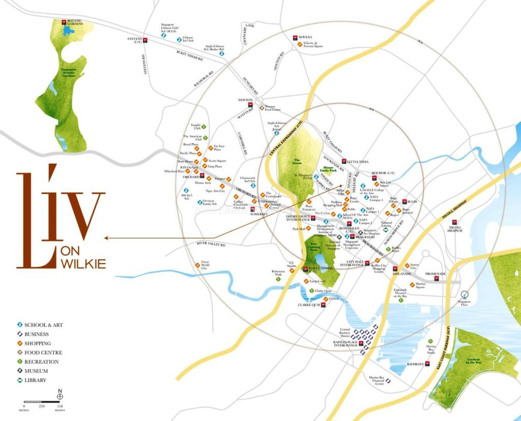 Liv on Wilkie Location Map