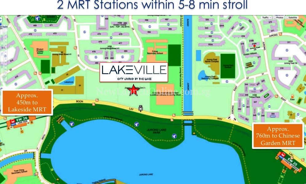 Lakeville - Distance to MRT Stations