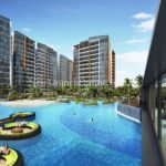 Coco Palms at Pasir Ris Grove Gym overlooking lagoon