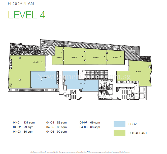 TRIO @ Sam Leong Road Level 4 Floor Plan