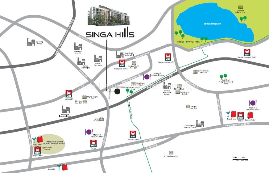 Singa Hills Location Map