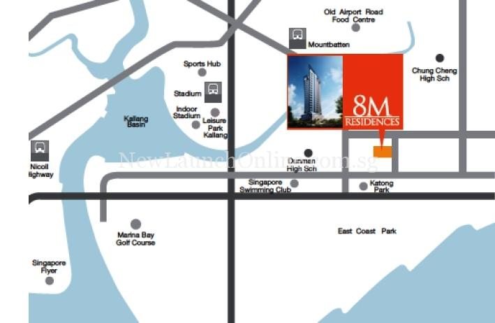 8M Residences Location Map