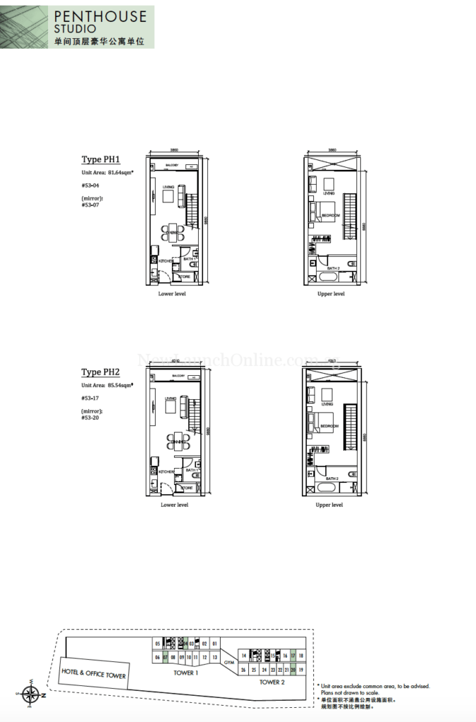 The Peak Cambodia Penthouse Floor Plan