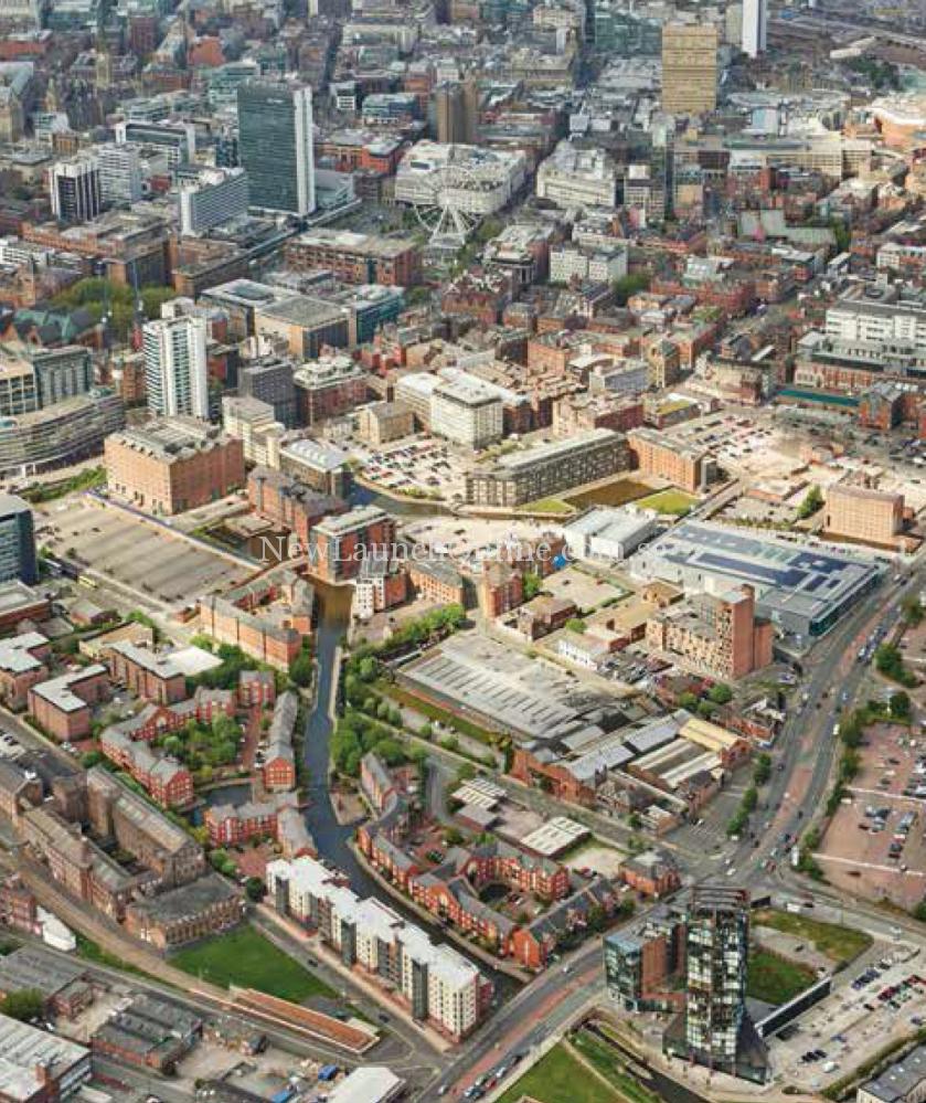 Oxygen Tower Manchester Aerial View