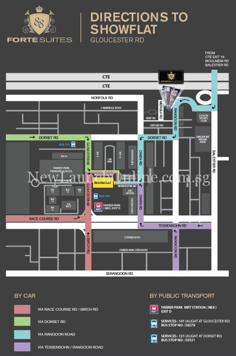 Forte Suites Showflat Location