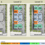 Hilbre 28 Site Plan with Unit Type