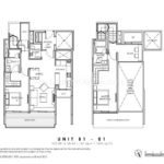 Lloyd SixtyFive floor plan – 2+study