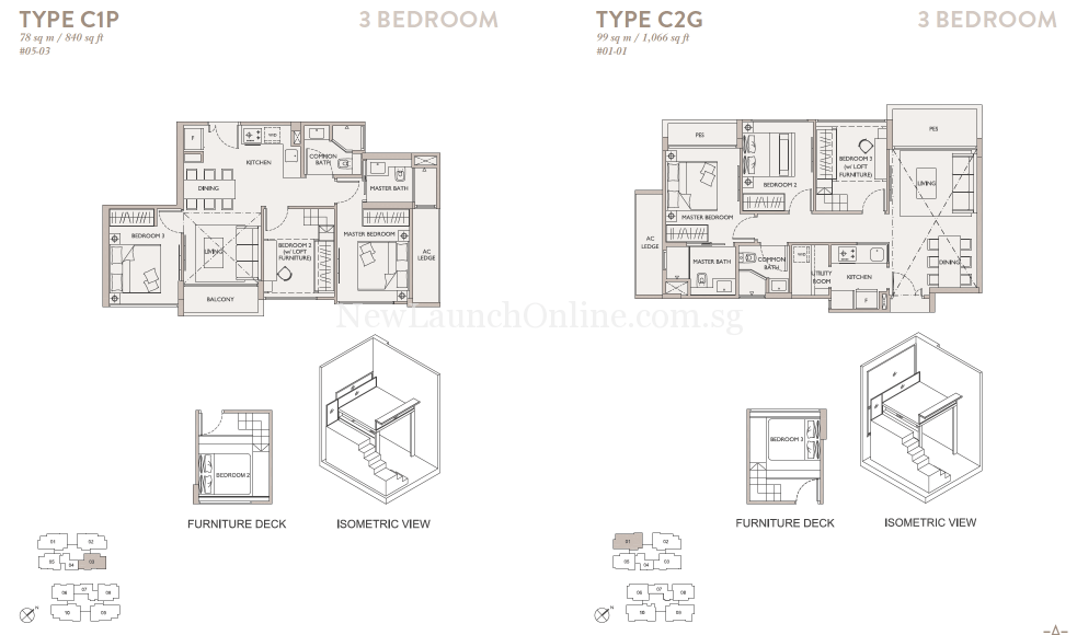 The Asana 3 Bedroom Floor Plan The Asana 3 Bedroom Floor Plan