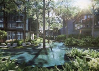 The Clement Canopy wellness pool