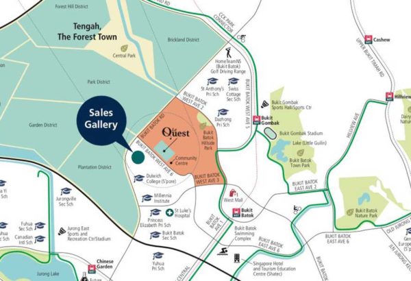 Le Quest Bukit Batok location Le Quest Bukit Batok location