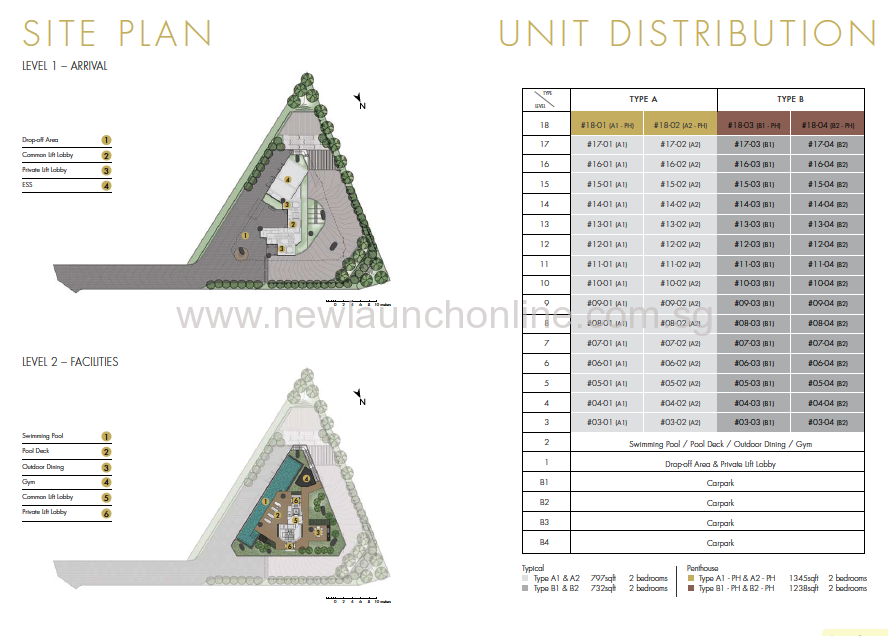 One Draycott site plan