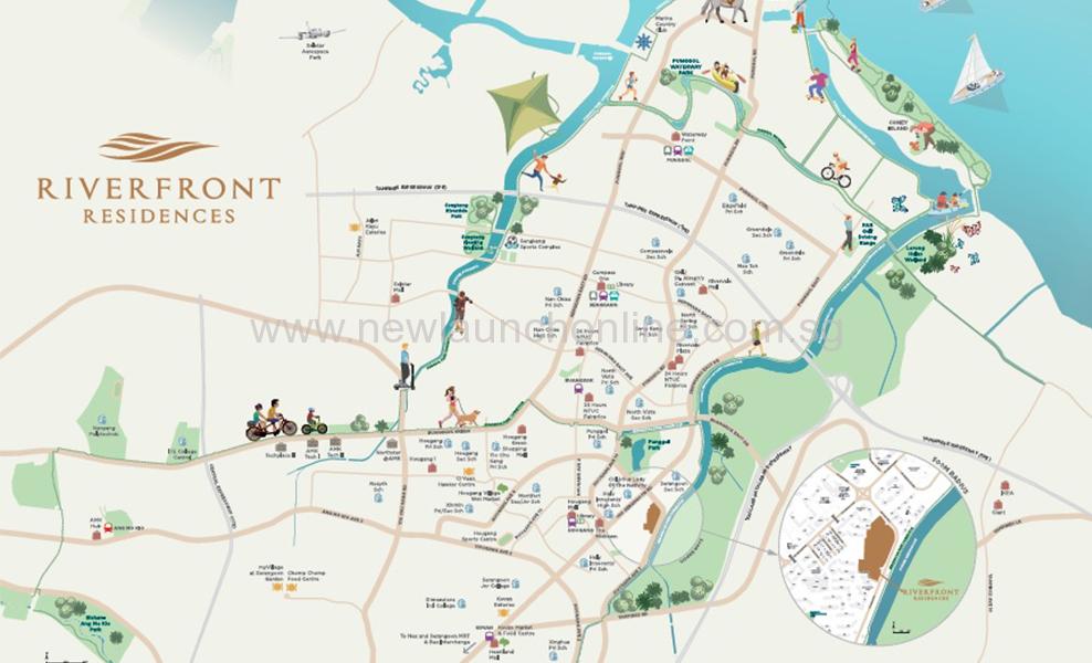 Riverfront Residences location