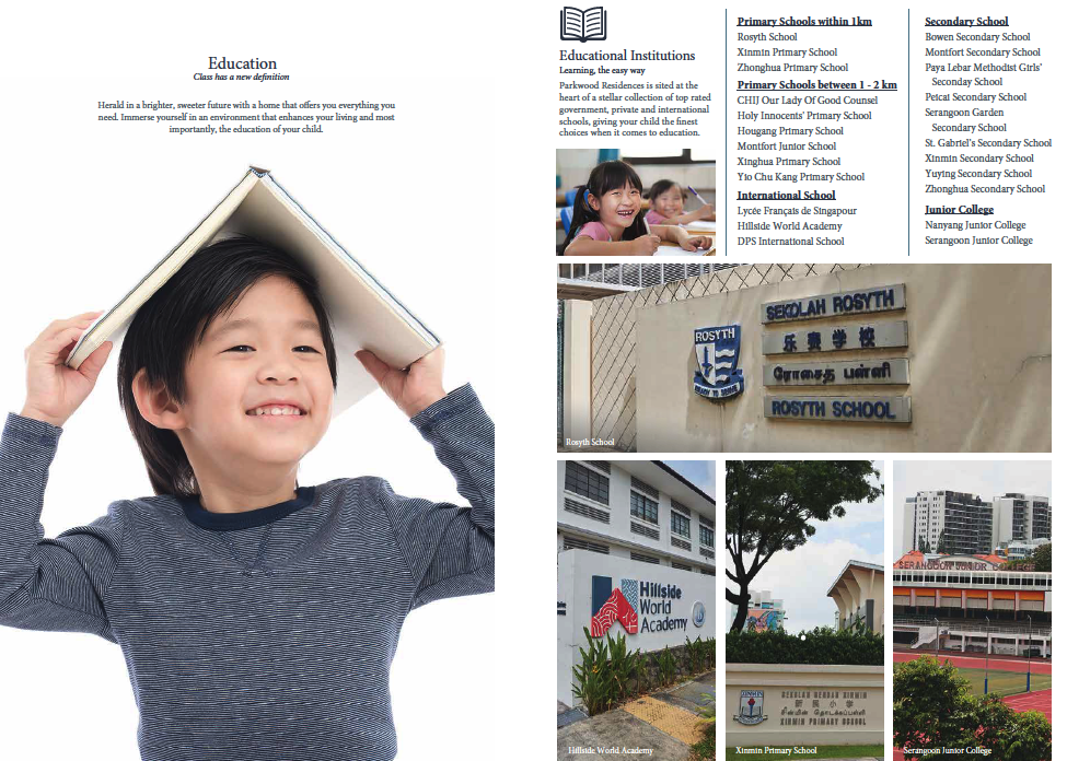 School nearby Parkwood Residences