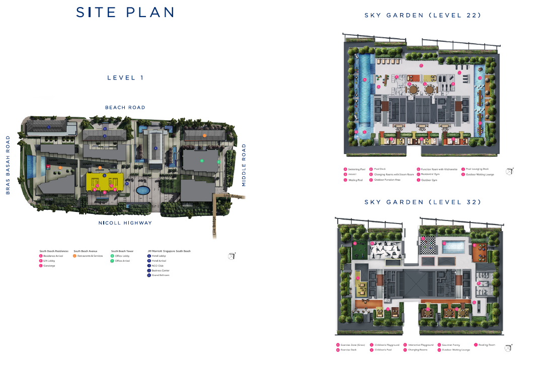 South Beach Residences site plan