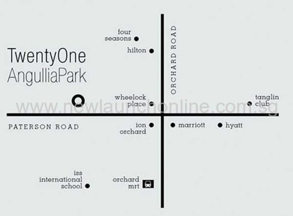 TwentyOne Angullia Park Location-Map TwentyOne Angullia Park Location-Map