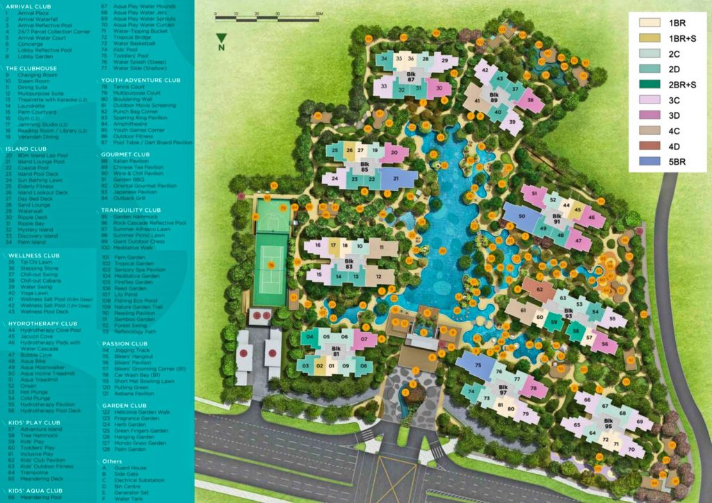 The florence residences site plan
