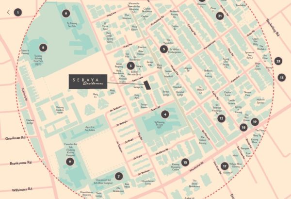 Seraya Residences - Sitemap