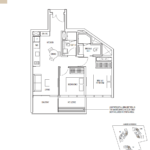 Amber Park 2 bedroom floor plan