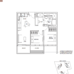 Amber Park 2+study floor plan