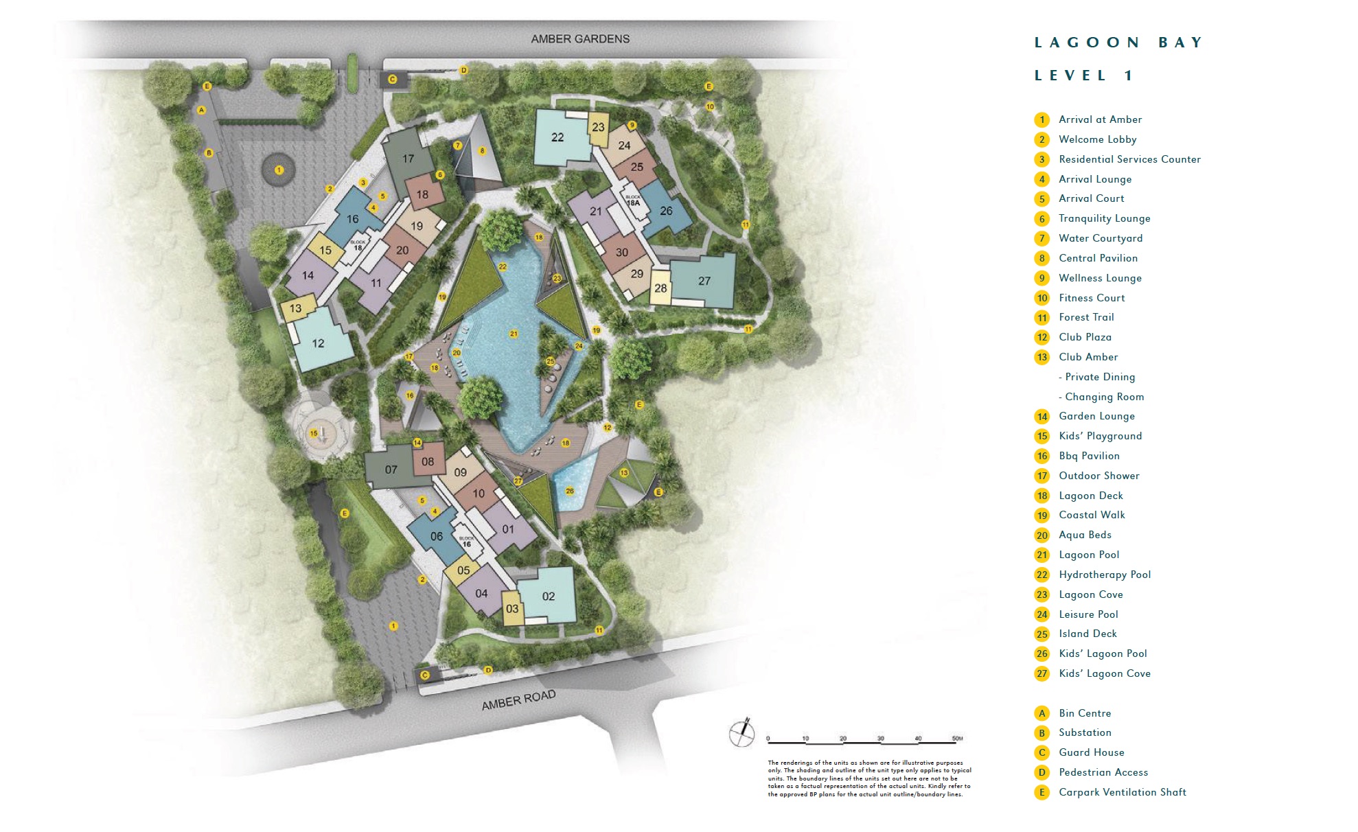Amber Park - Site Plan (Level 1) Amber Park - Site Plan (Level 1)