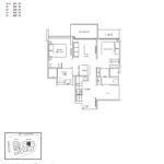 Lattice one 2+study floor plan type B1